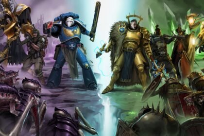 Illustration officielle de Warhammer Survivors et de ses personnages