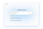 Interface officielle de Gemini agent présentant une zone de demande et une liste de tâches