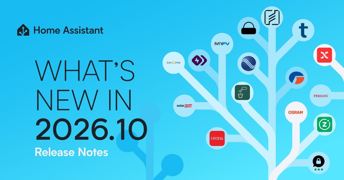 Visuel officiel des nouveautés Home Assistant 2026.10