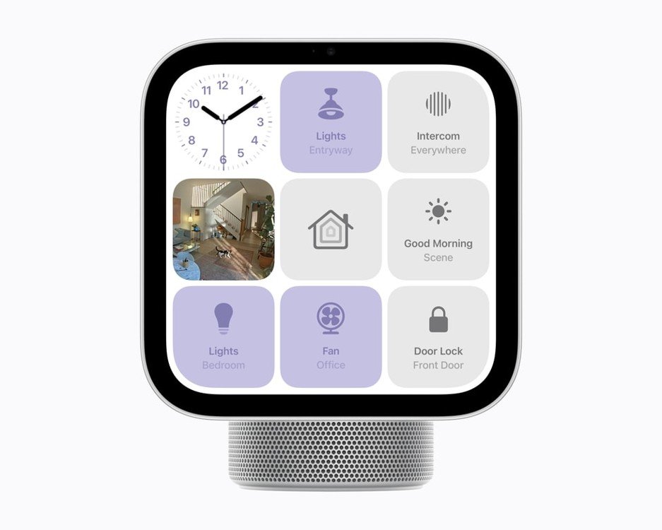 Apple HomeView avec son écran de contrôle domotique
