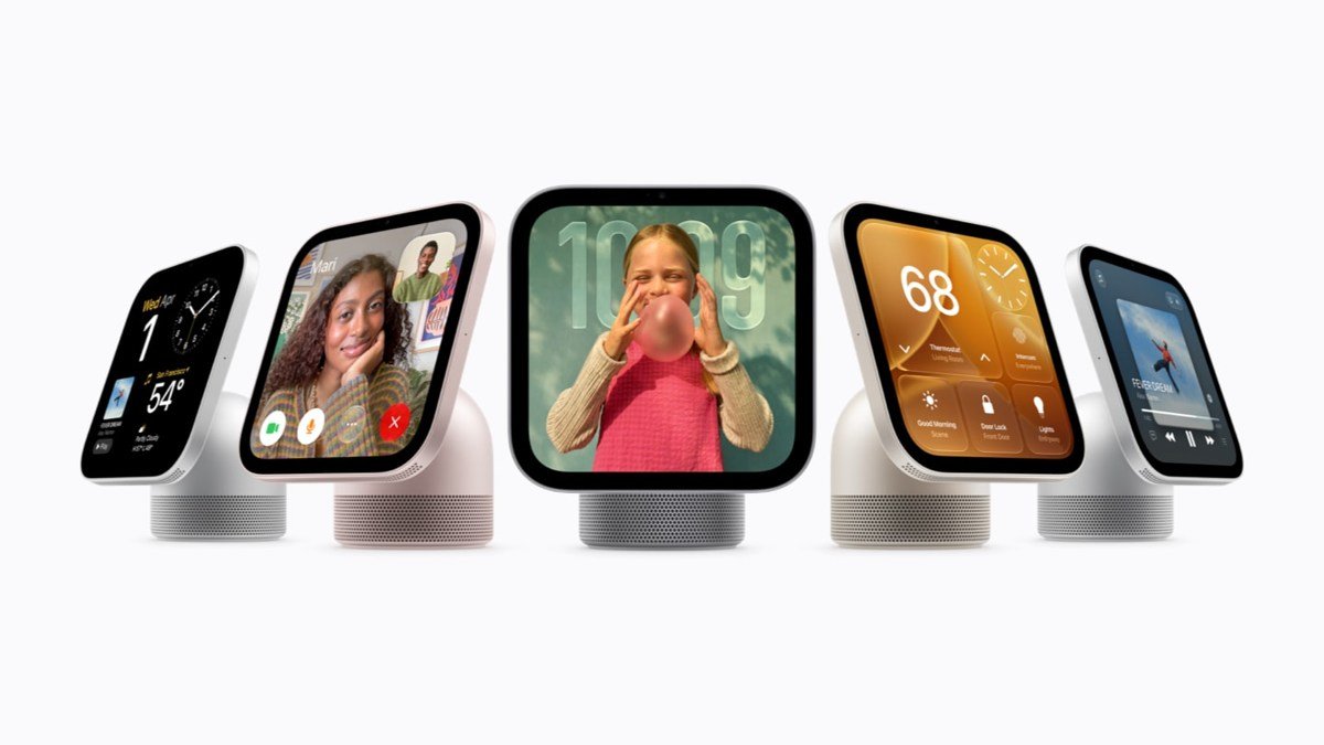 Apple HomeView dans ses différents coloris et configurations