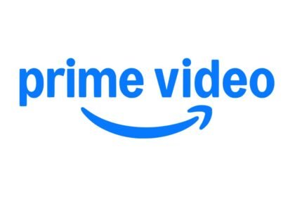 Logo bleu Prime Video sur fond blanc