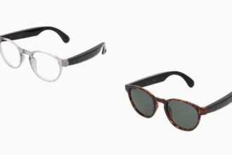 Les lunettes audio Optic 2000 en versions optique transparente et solaire écaille