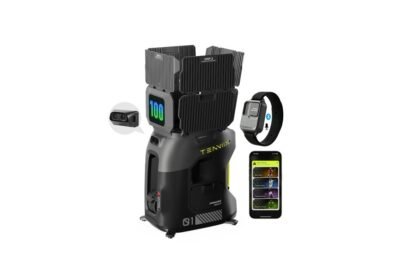 TENNIIX Pro noir avec module de vision IA et bracelet de commande